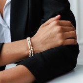 Bratara cu perle naturale si aur galben 14K DiAmanti L241-11B-G Bratara cu perle naturale si aur galben 14K DiAmanti L241-11B-G